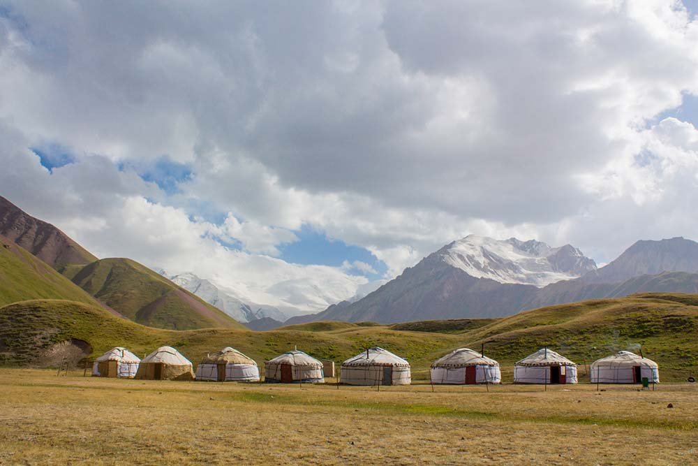 Yurts in the countryside