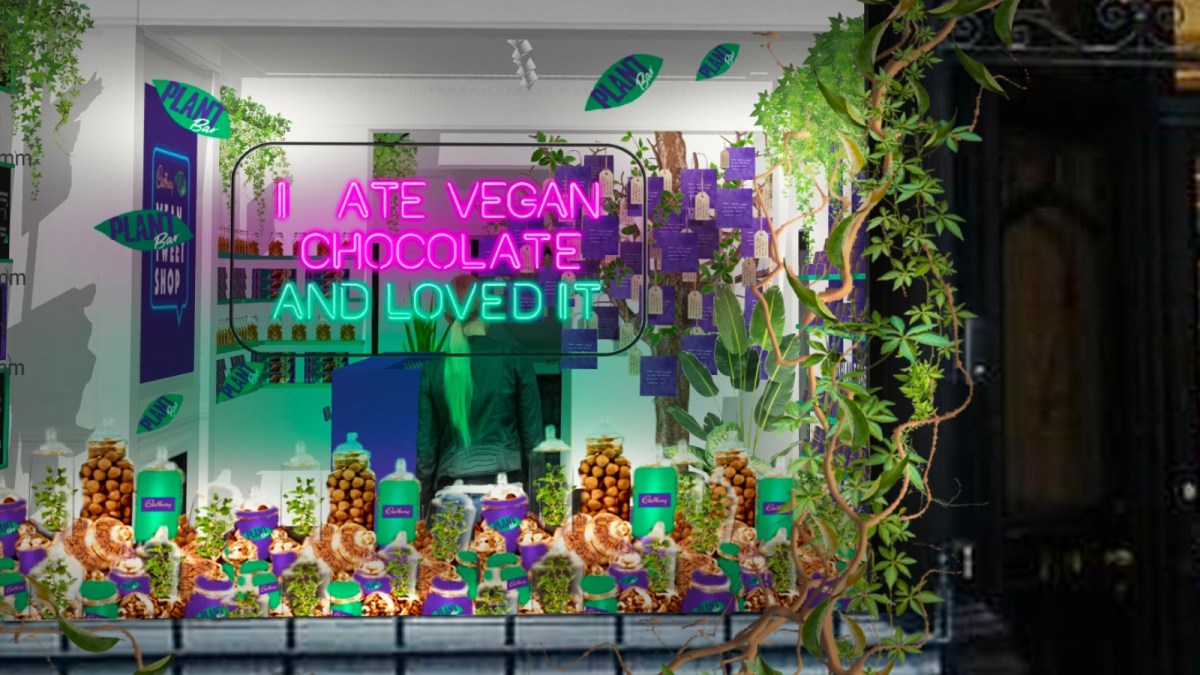 cadbury plant-based pop-up store in soho london