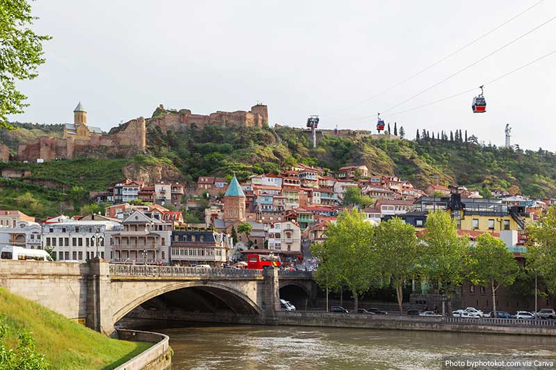 Tbilisi in Georgia