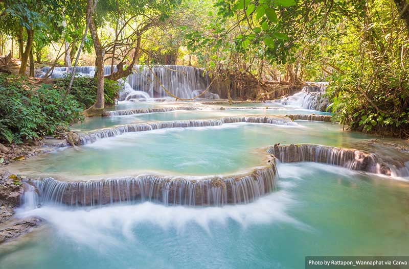 Kuang Si Waterfall, Luang prabang