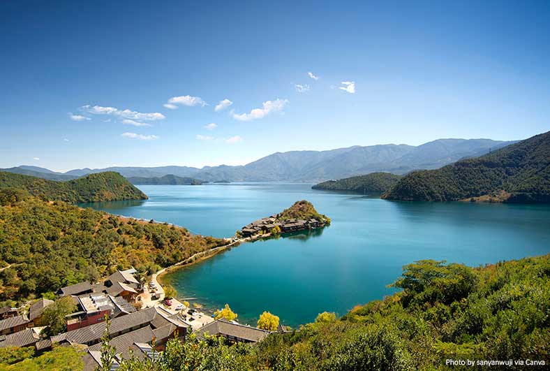 Lugu lake, China