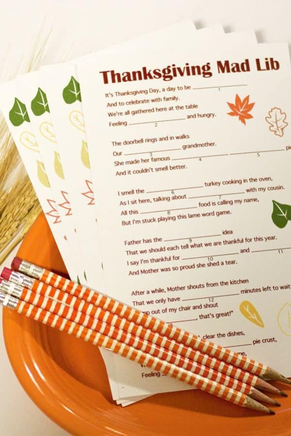 thanksgiving-mad-libs-family games