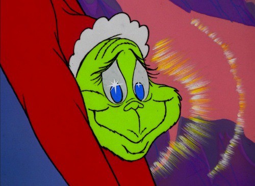 grinch smiling