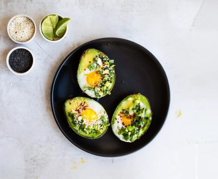 Brunch Harissa Baked Egg Avocados