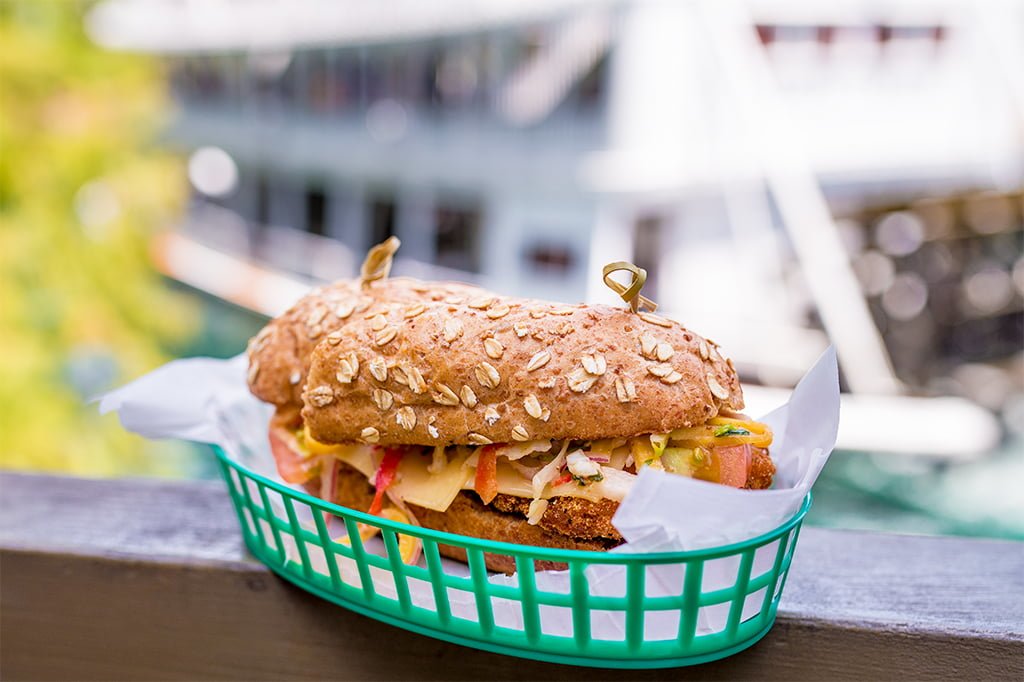 Hungry Bear Restaurant - Fried Green Tomato Sandwich